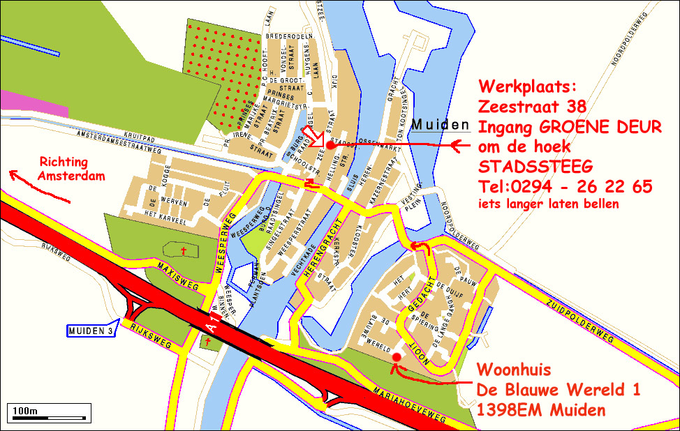 Plattegrond Muiden